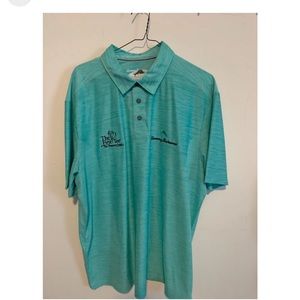 Tommy Bahama light green Island Zone First Tee XL polo shirt golf